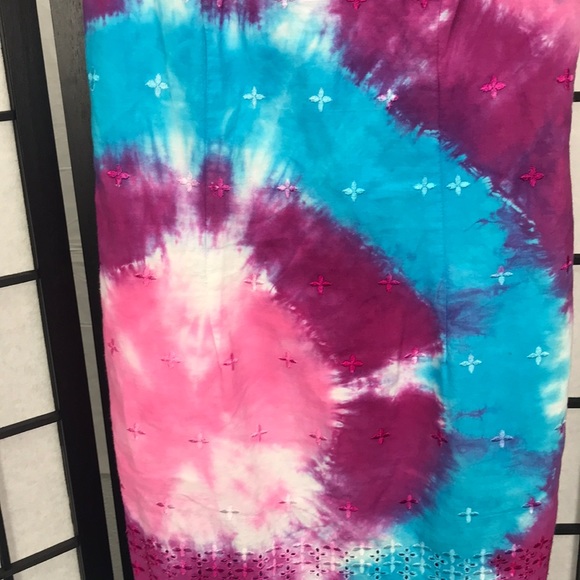 Hand Tied TYE DYE Dress NWOT - Picture 3 of 8